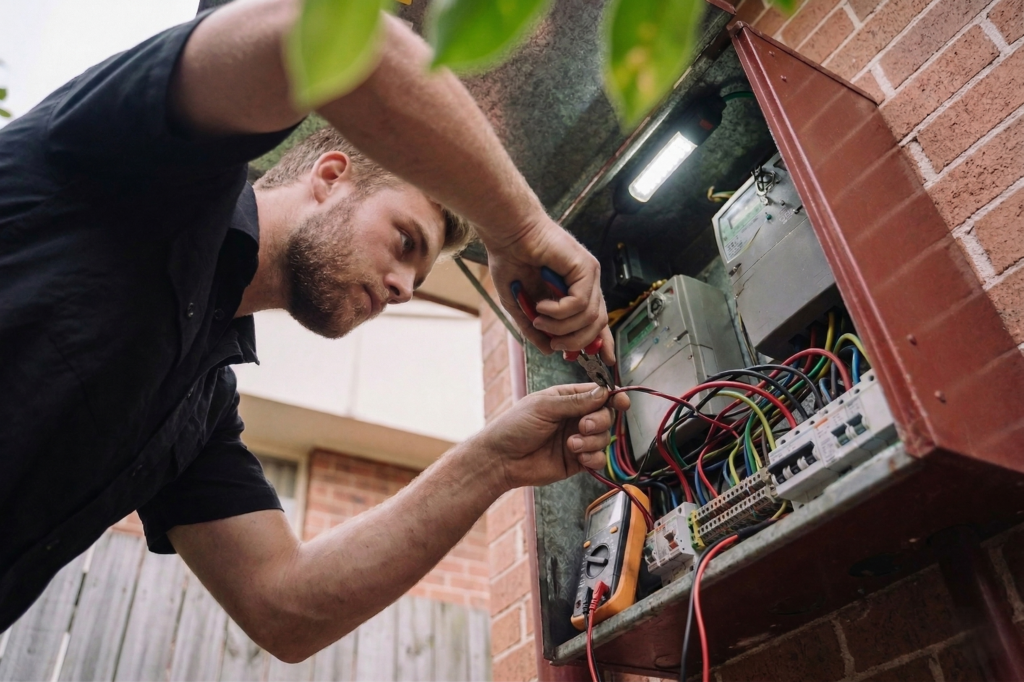 Arncliffe electrician performing electrical work